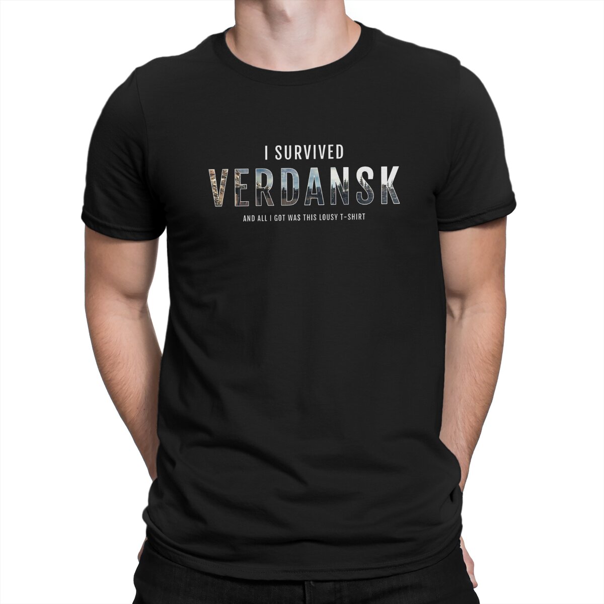 Heavy Equipment Operator Shirts - Warzone przeżyłem Verdansk Game COD Men