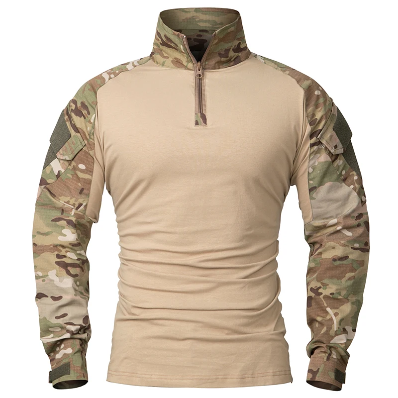 Heavy Equipment Operator Shirts - Męskie taktyczne koszulki outdoorowe z długim