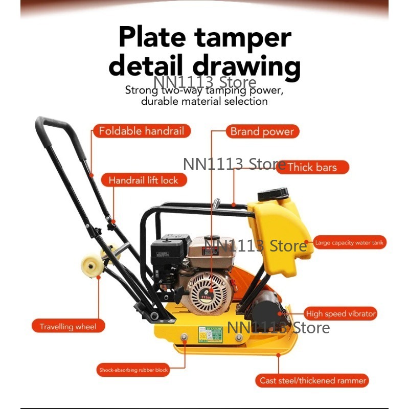 Wysokiej jakości wibracyjna rę – Plate Compactor Vibrator recenzja i cena