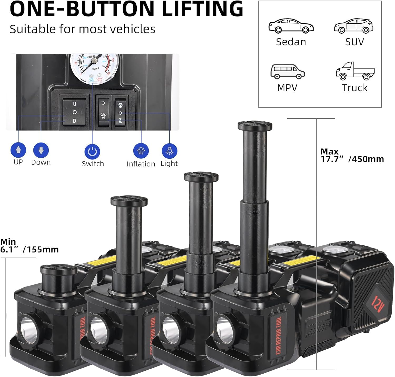 Elektryczny podnośnik samochod – Hydraulic Floor Jack recenzja i cena