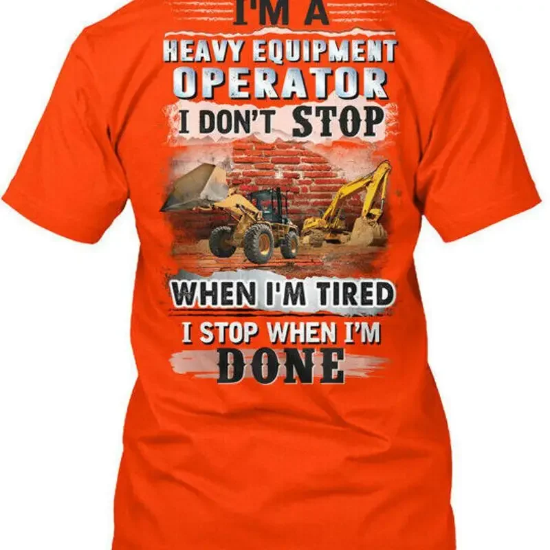 Operator ciężkiego sprzętu Nie – Heavy Equipment Operator Shirts recenzja i cena