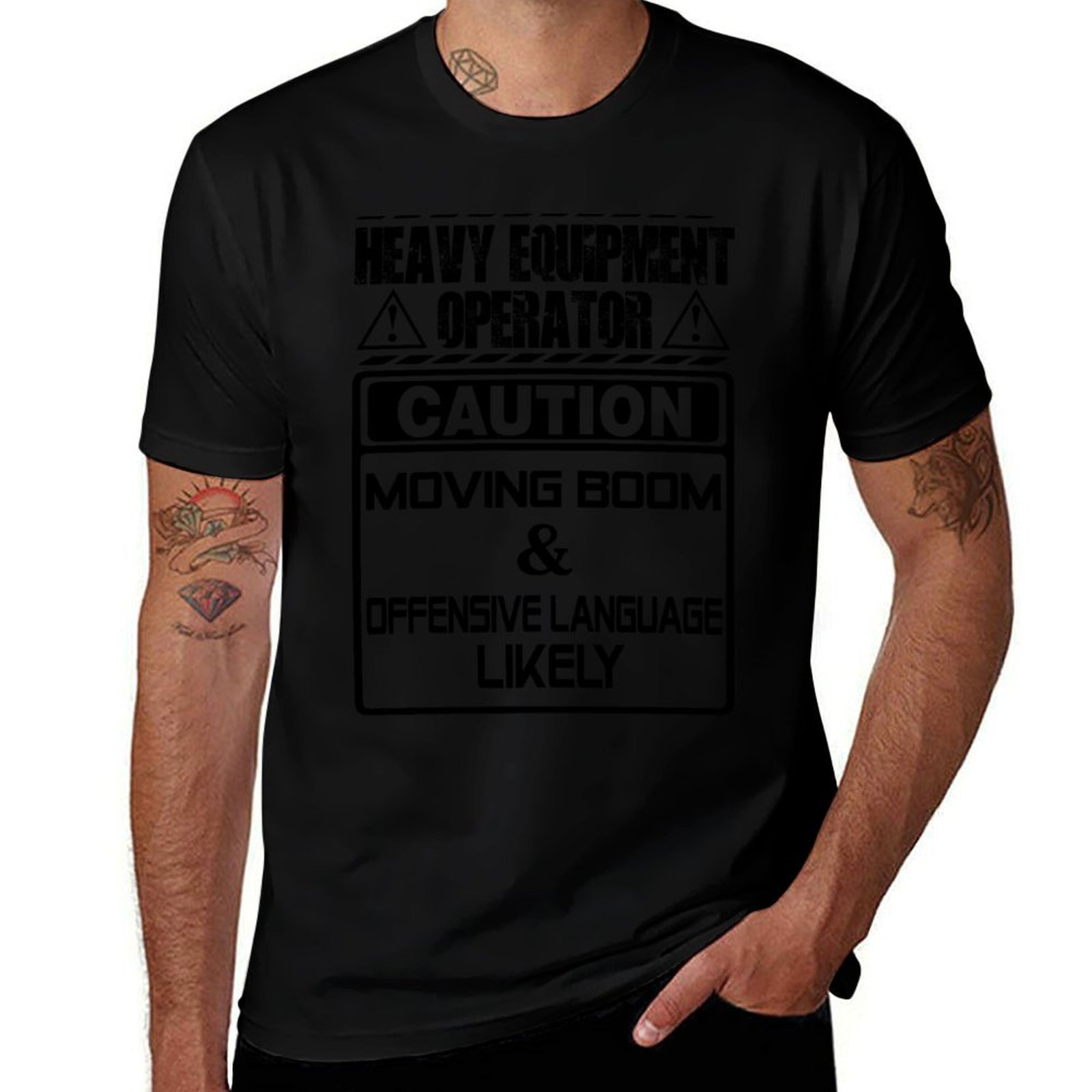 Wektorowy nadruk tła: operator – Heavy Equipment Operator Shirts recenzja i cena