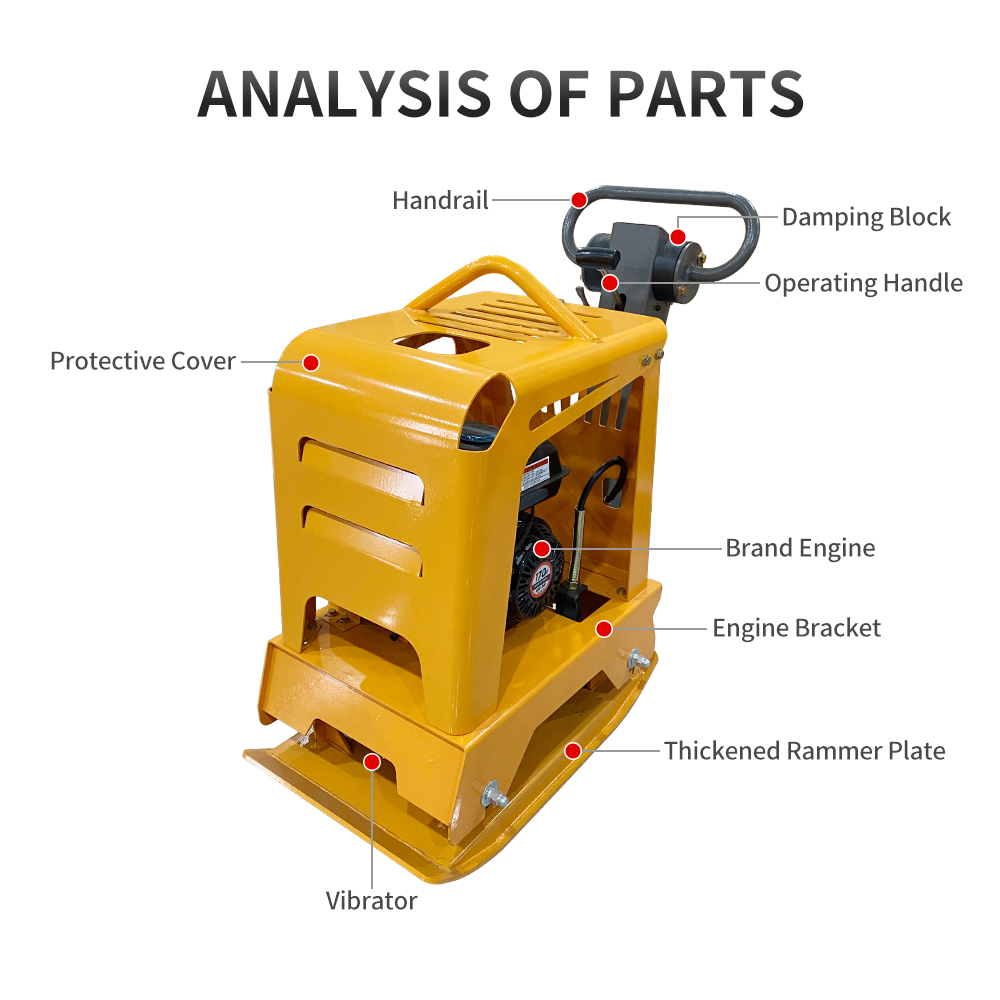 Wibrator płytkowy do asfaltu C – Plate Compactor Vibrator recenzja i cena